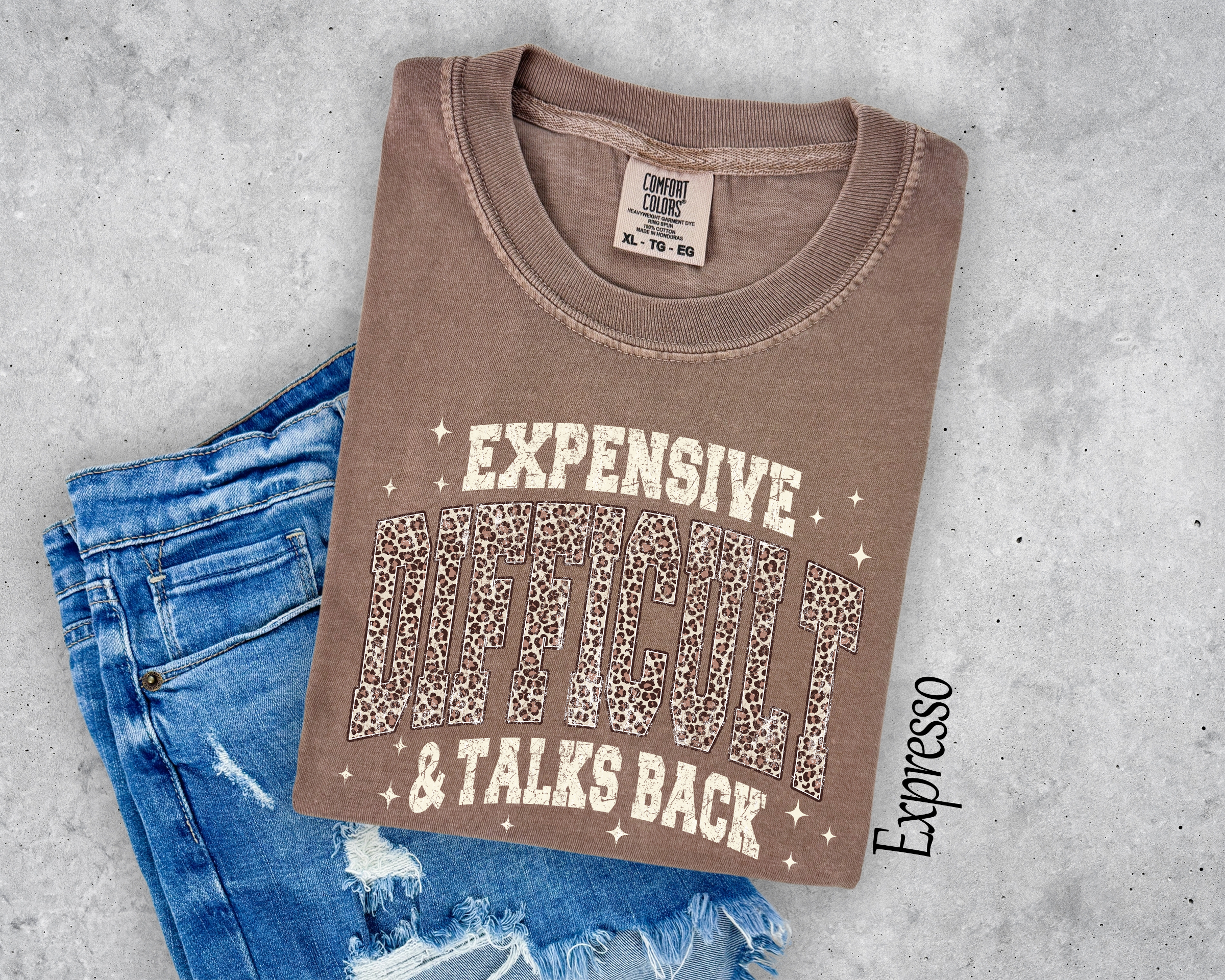 Expensive Difficult-Comfort Colors Tee