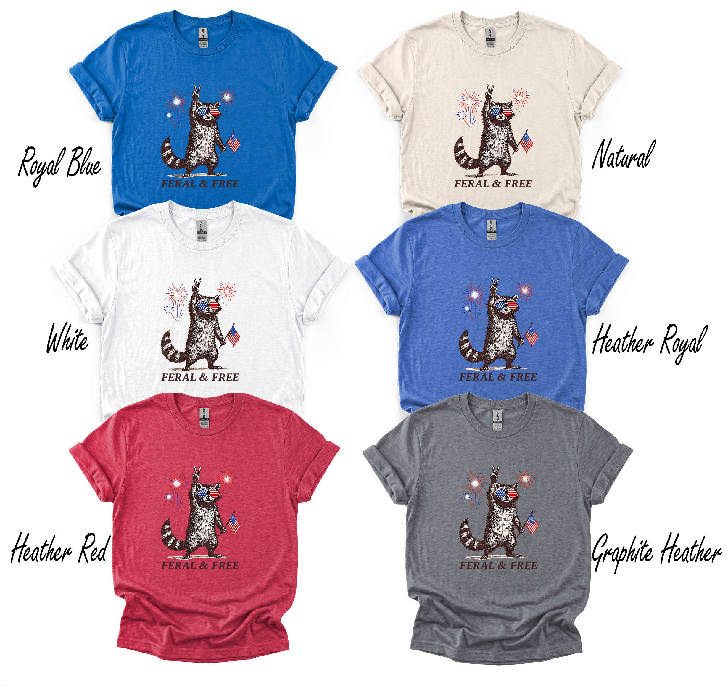 Racoon USA-Soft Style Tee