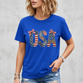 Quilted USA-Soft Style Tee